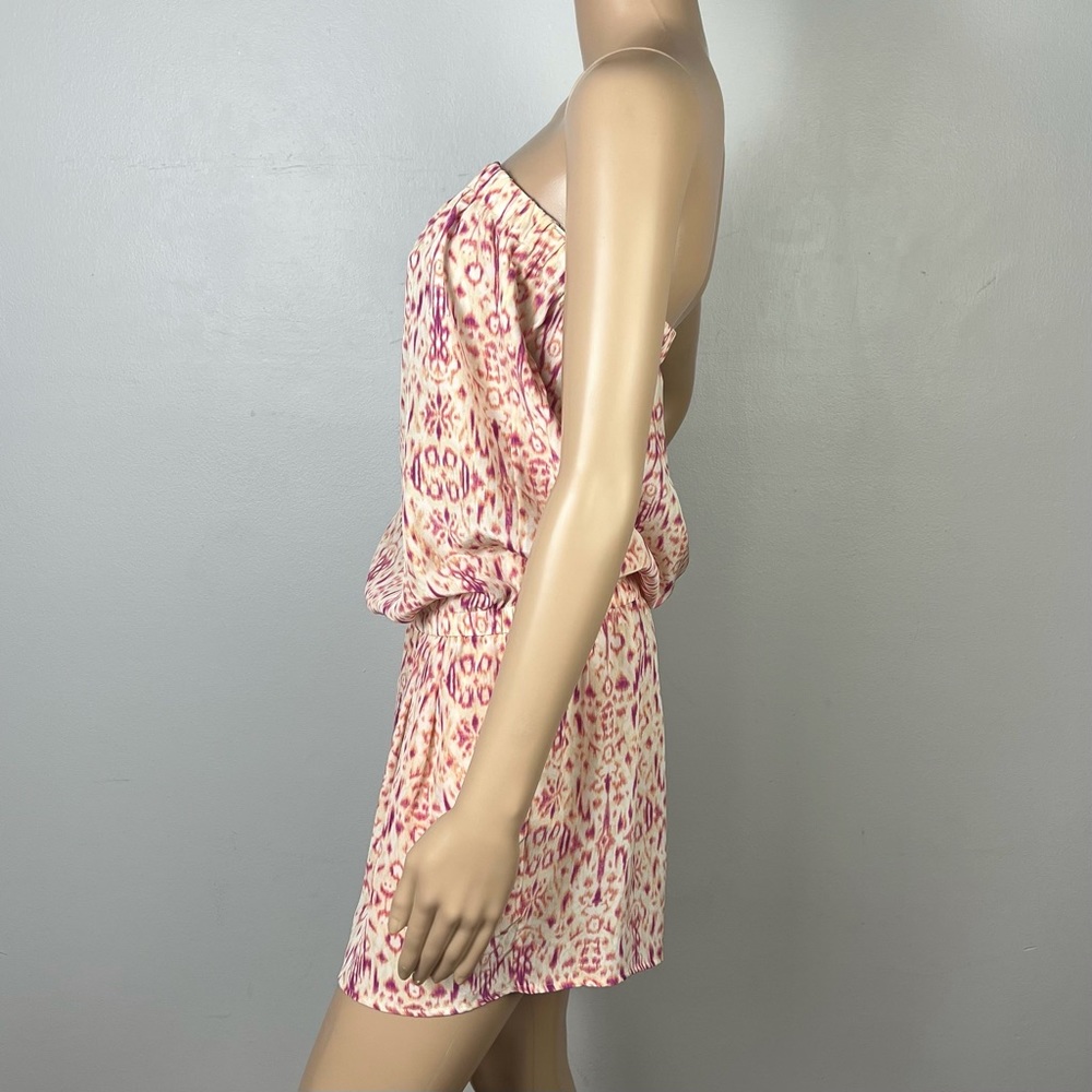 JOIE SILK STRAPLESS PRINTED ROMPER - Picture 4 of 8